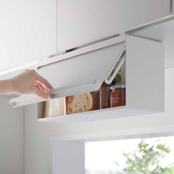 ブレッドケース tower タワー 戸棚下ブレッドケース 引っ掛け 吊り下げ ブレッドボックス パン...