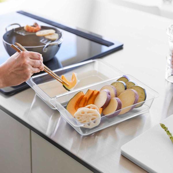 調理トレー tower タワー 電子レンジ対応連結できる洗いやすい下ごしらえ調理トレー 深型 2個組...