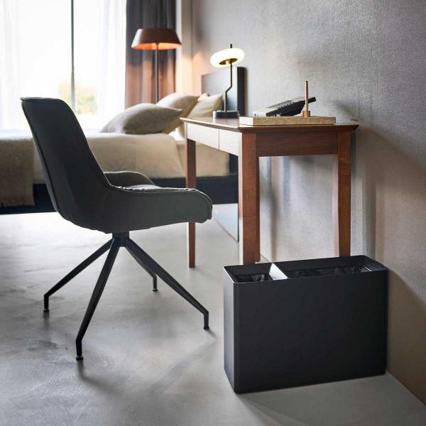 分別ゴミ箱 tower タワー スーパー・コンビニ弁当がそのまま入る分別ダストボックス リビング ダ...