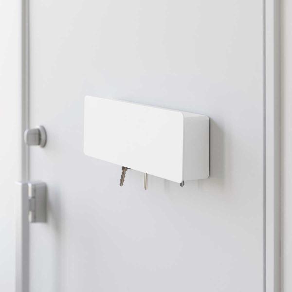 キーフック tower タワー マグネットキーフック ロング 壁付け 壁掛け 扉付き キーボックス ...