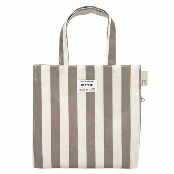 2026新作 トートバッグ ROOTOTE ルートート EU.スクエア.ラミネート-W ストライプ ...
