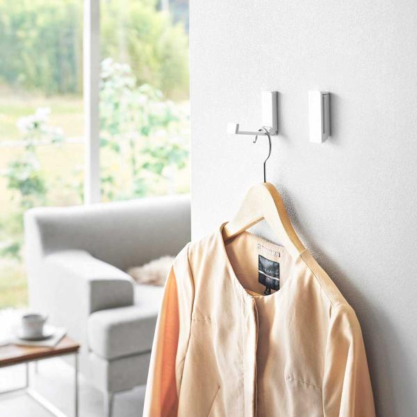 コートハンガー tower タワー 壁付け折り畳みフック 2個組 コートフック 帽子フック コートフ...