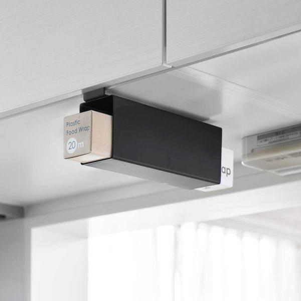 ラップホルダー tower タワー 戸棚下ラップホルダー ラップスタンド 浮かせて収納 ラップ収納 ...