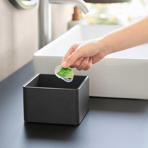 ゴミ箱 tower タワー インナーボックス付き洗面室用ゴミ箱 小さめ ミニサイズ 洗面台 ダストボ...