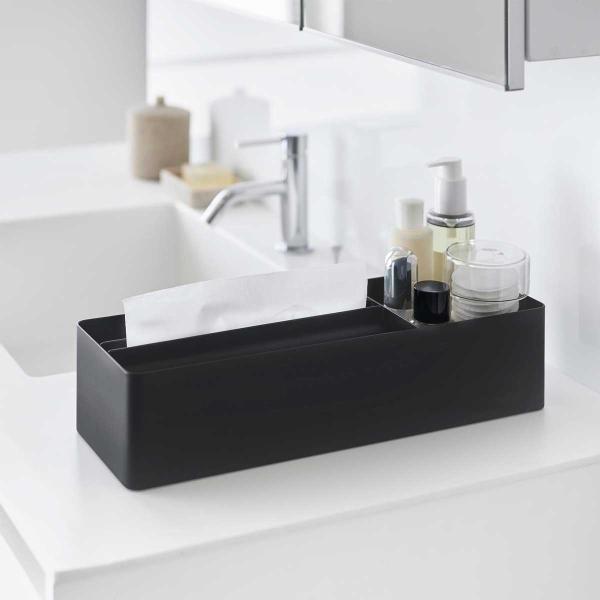 ペーパータオルホルダー tower タワー ペーパータオル＆バニティオーガナイザー 洗面台収納 ペー...