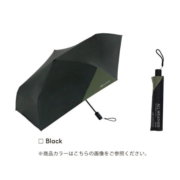 ビコーズ オールウェザーオート バイカラー ミニ ブラック 黒 傘 メンズ レディース ユニセックス...