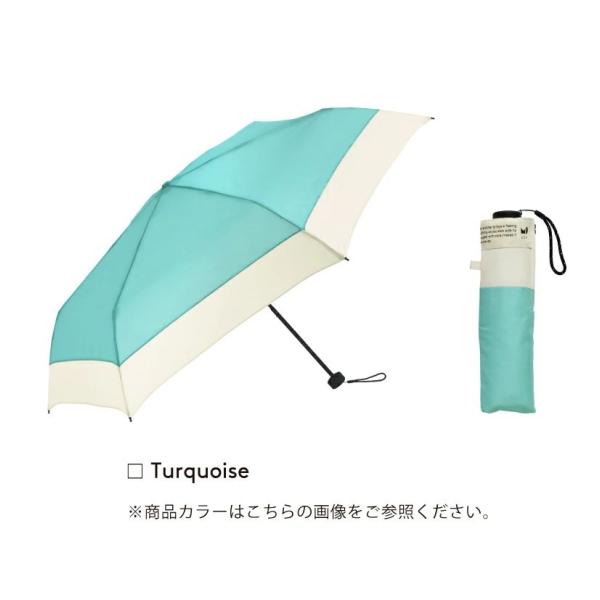 ビコーズ リペット バイカラー ミニ ターコイズ 青 ブルー系 傘 メンズ レディース ユニセックス...