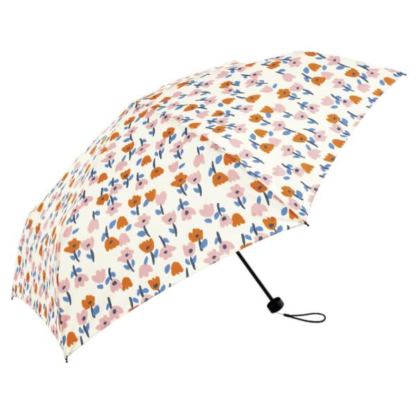ビコーズ リペット フラワー ミニ ホワイト 白色 傘 メンズ レディース ユニセックス 折傘 折り...
