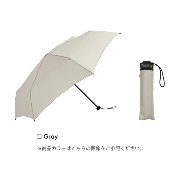 ビコーズ リペットラージ プレーンカラー ミニ グレー 灰色 ホワイト系 傘 メンズ レディース ユ...