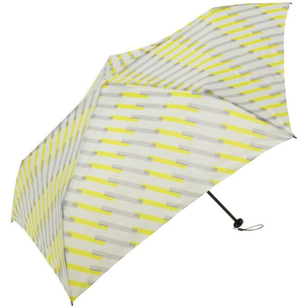 ビコーズ ウィンドレジスタンス ブロックパターン ミニ イエロー 黄色 傘 メンズ レディース ユニ...