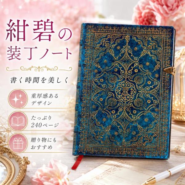 Paperblanks ペーパーブランクス ノート 紺碧 240ページ PB2680-8