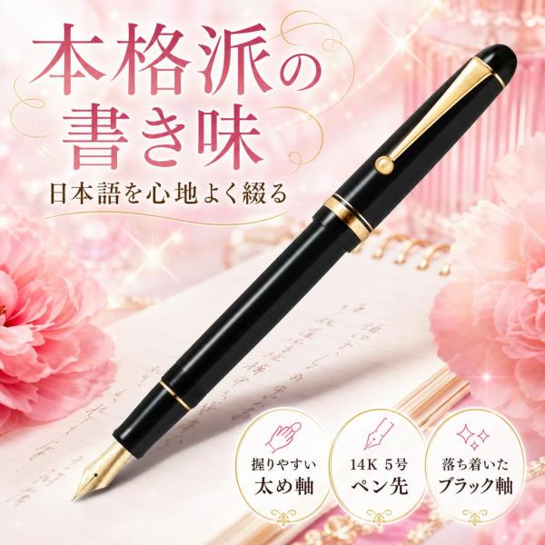 パイロット カスタム74 万年筆 ブラック FKKN-12SR-BSFM 1個