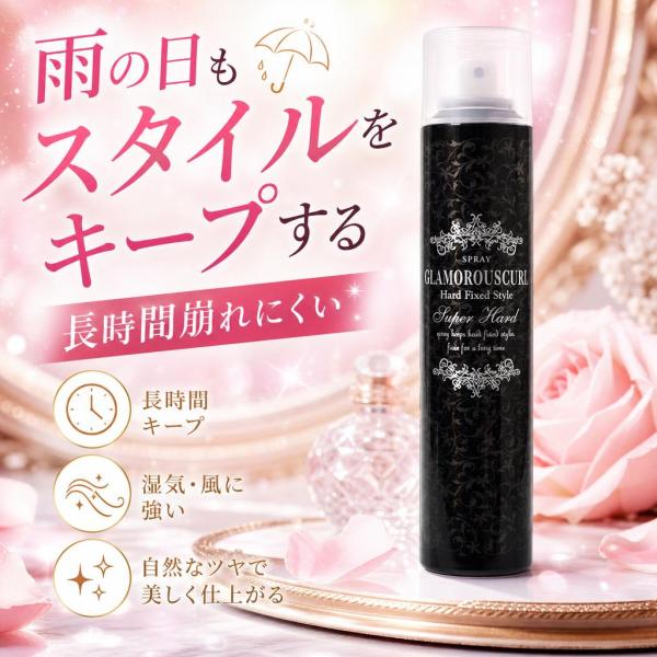 中野製薬 NAKANO グラマラスカールＮ スプレースーパーハード 180g ヘアスプレー