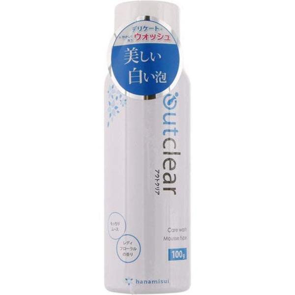 アウトクリア ケアウォッシュ ムースタイプ 100g デリケートゾーン デリケートゾーンソープ 弱酸...