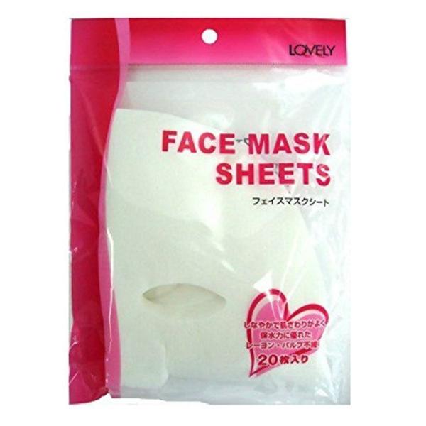粧美堂 SHOBIDO フェイスマスク 20枚入 LV41010 化粧水を含ませるだけ 簡単 ローシ...