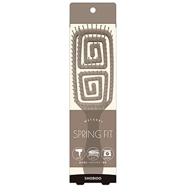 スプリングフィット ブラシ くし ヘアブラシ スケルトン