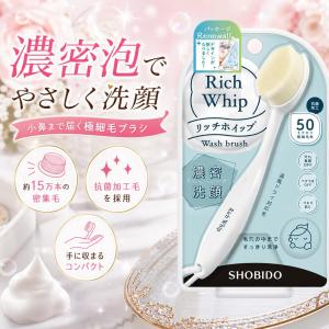 SHOBIDO 毛穴洗浄 リッチホイップブラシ モア とろける濃密な泡 毛穴の