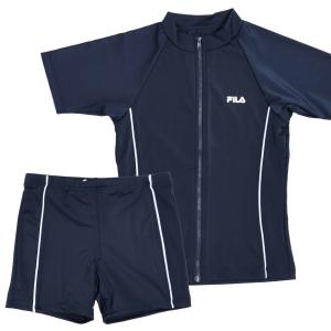 FILA スクール水着 半袖ラッシュガードセッ...の詳細画像1
