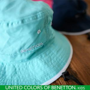 BENETTON UV マリンハット キッズ 子供 首回りガード付き 帽子 ハット