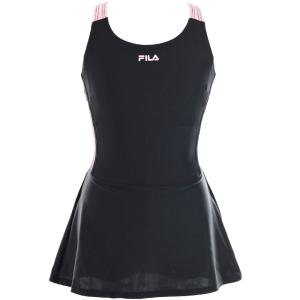 FILA スクール水着 女の子 Aラインワンピ...の詳細画像1