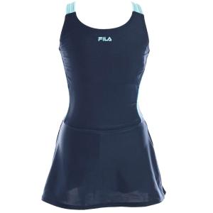 FILA スクール水着 女の子 Aラインワンピ...の詳細画像2