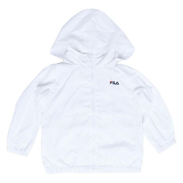 FILA UVパーカー キッズ ヤッケ ポケッタブル収納アクアウェア 子供用 ウィンドブレーカー フ...