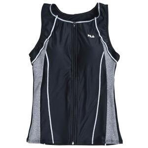 FILA フィットネス水着 レディース 配色フ...の詳細画像1