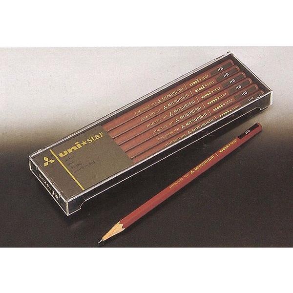 鉛筆　名入れ鉛筆　卒園記念　入学記念　三菱鉛筆 (ホワイトカラー)　unistar ユニスター　２Ｂ...