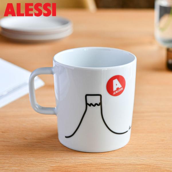 アレッシィ マグ 300ml PLATEBOWLCUP 限定デザイン ホワイト ALESSI AJM...