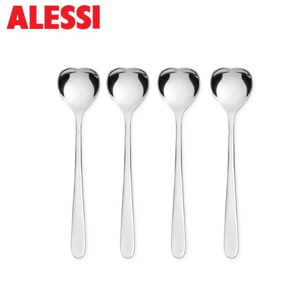 アレッシィ ハート型 アイスクリームスプーン 4本セット シルバー ビッグラブ ALESSI Big...