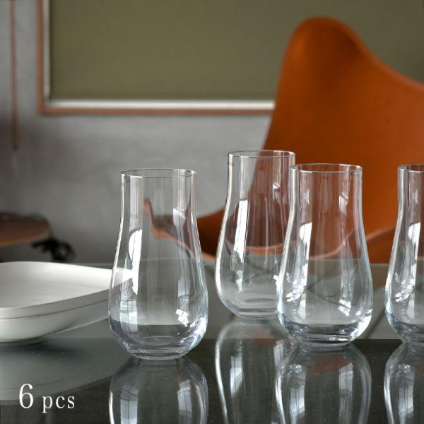 ジョージジェンセン タンブラーグラス L 6個セット スカイ Georg Jensen SKY 送料...