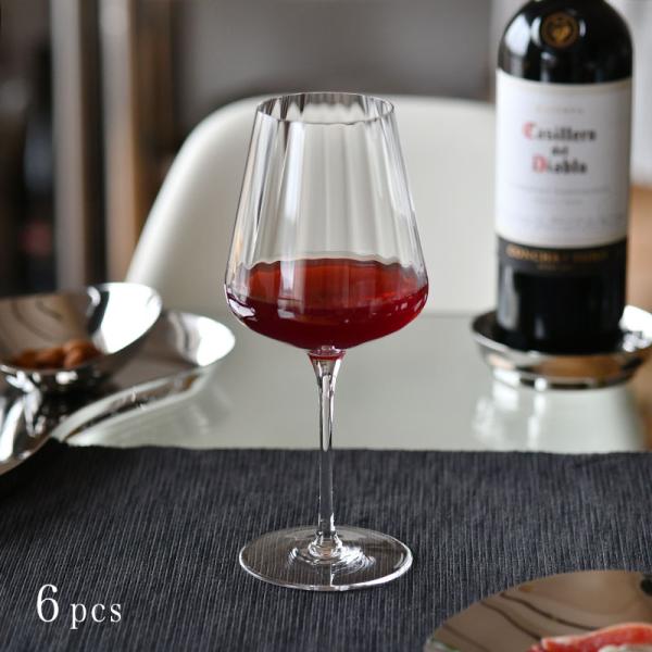 ジョージジェンセン 赤ワイングラス 6個セット ベルナドッテ Georg Jensen BERNAD...