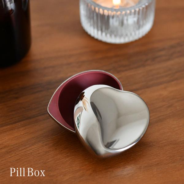 ジョージジェンセン ピルボックス ハート Georg Jensen HEART ピルケース ステンレ...