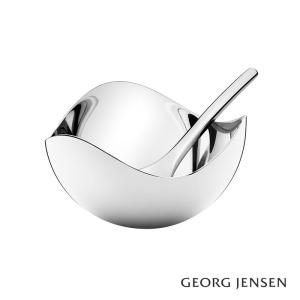 ジョージジェンセン ソルトセラー＆スプーン ブルーム  Georg Jensen BLOOM ステンレス 送料無料｜cds-r