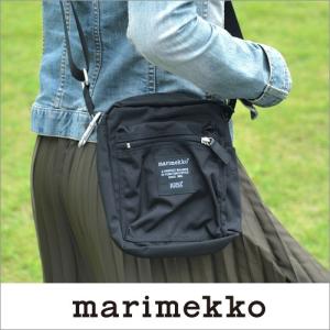 マリメッコ ショルダーバッグ キャッシュ＆キャリー ブラック marimekko Roadie CASH&amp;CARRY