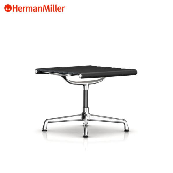 ハーマンミラー イームズ アルミナムグループ オットマン ブラック アルミバフ Herman Mil...