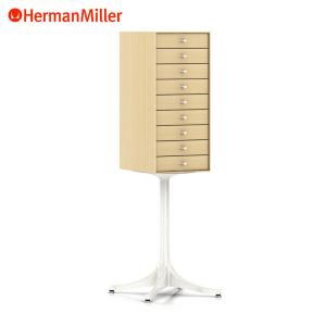 ハーマンミラー ネルソンミニチュアチェスト 9ドロワー ケース ホワイトアッシュ スタジオホワイト Herman Miller George Nelson Miniature Chest
