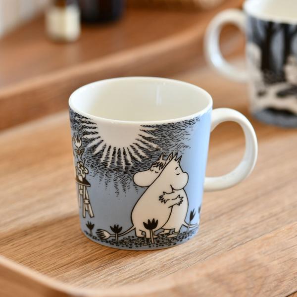 アラビア ムーミン マグカップ 300ml クラシックマグ ラブ ブルー 80周年記念 ARABIA...