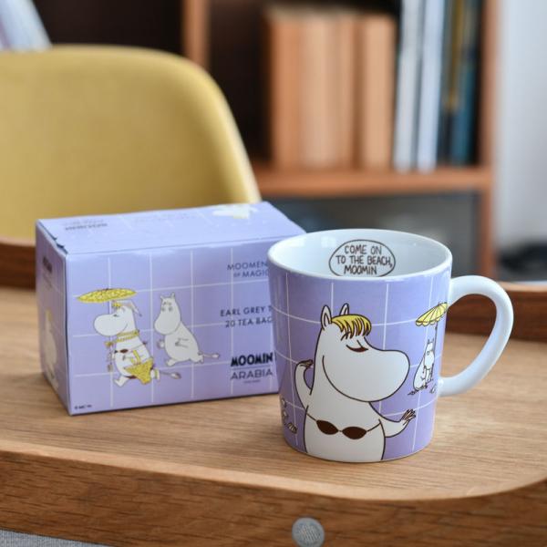 アラビア ムーミン POP マグ＆ティーセット スノークのおじょうさん＆アールグレイティー 300m...