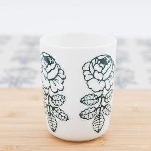 マリメッコ カップ 180ml 1個 ヴィヒキルース 日本限定 ホワイト×グリーン marimekko VIHKIRUUSU ラテマグ トール 湯呑み