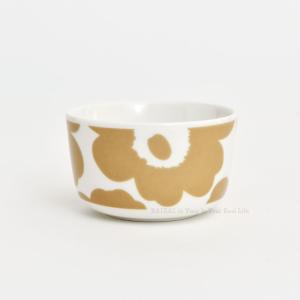 マリメッコ ボウル 250ml ウニッコ ホワイト×ベージュ marimekko UNIKKO｜cds-r