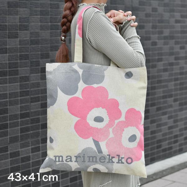 マリメッコ アジア限定 トートバッグ ヴァンカ ウニッコ キオスキ ピンク marimekko ki...