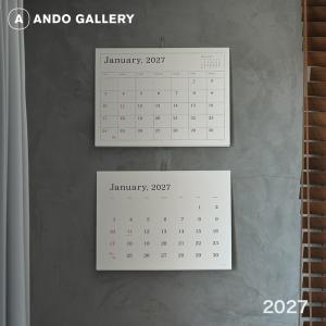 葛西薫 カレンダー 2027 令和9年 壁掛け アンドー ギャラリー KASAI KAORU ANDO GALLERY