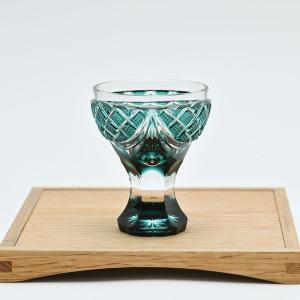 薩摩切子 創作 馬上杯 島津薩摩切子 薩摩ガラス工芸 鹿児島 グラス 送料無料