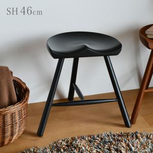 ワーナー シューメーカー チェア No.49 ブラック 座面高さ46cm Werner SHOEMAKER CHAIR BLACK おしゃれ シンプル スツール 送料無料｜cds-r