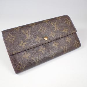 LOUIS VUITTON ルイヴィトン モノグラム  長財布 ファスナー付財布 ポルトフォイユ・ポルト モネ クレディM61726｜cdzuu88201