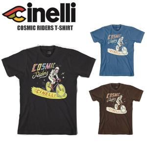 cinelli チネリ Tシャツ 半袖 シャツ COSMIC RIDERS T-SHIRT 自転車 ロードバイク｜cebs-sports