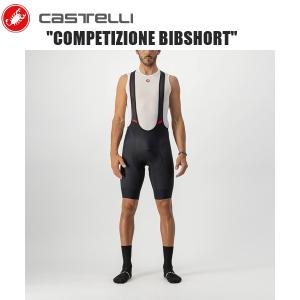 CASTELLI カステリ COMPETIZIONE BIBSHORT BLACK 4520006-010 ビブタイツ ビブショーツ 自転車｜Cycleroad