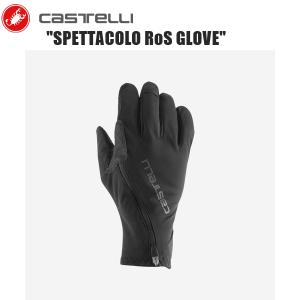 CASTELLI カステリ SPETTACOLO RoS GLOVE BLACK 4518526-110 サイクルロンググローブ 自転車 手袋｜cebs-sports