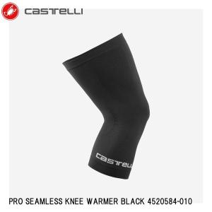 CASTELLI カステリ PRO SEAMLESS KNEE WARMER BLACK 4520584-010 自転車 ニーウォーマー サイクルウェア｜cebs-sports